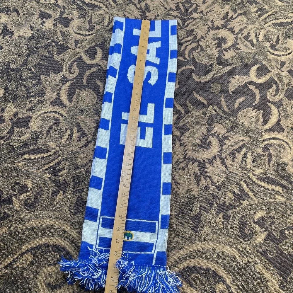 El Salvador Soccer Football Scarf Licensed New Blue White Double Sided New A